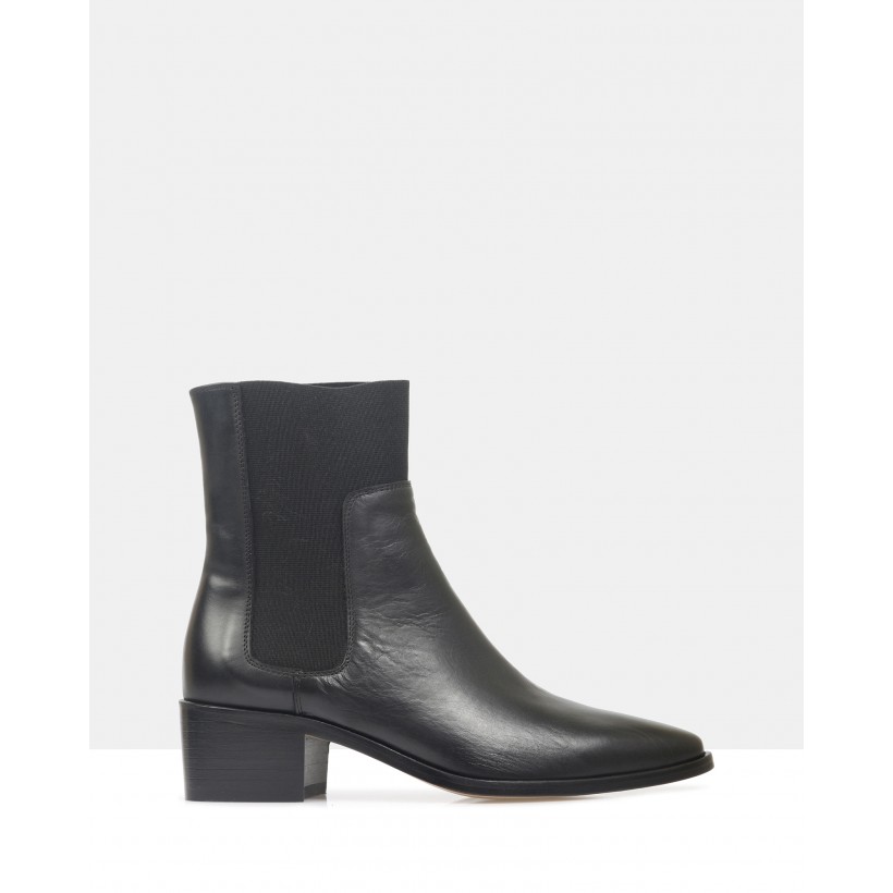 Winter Ankle Boots Black by Beau Coops