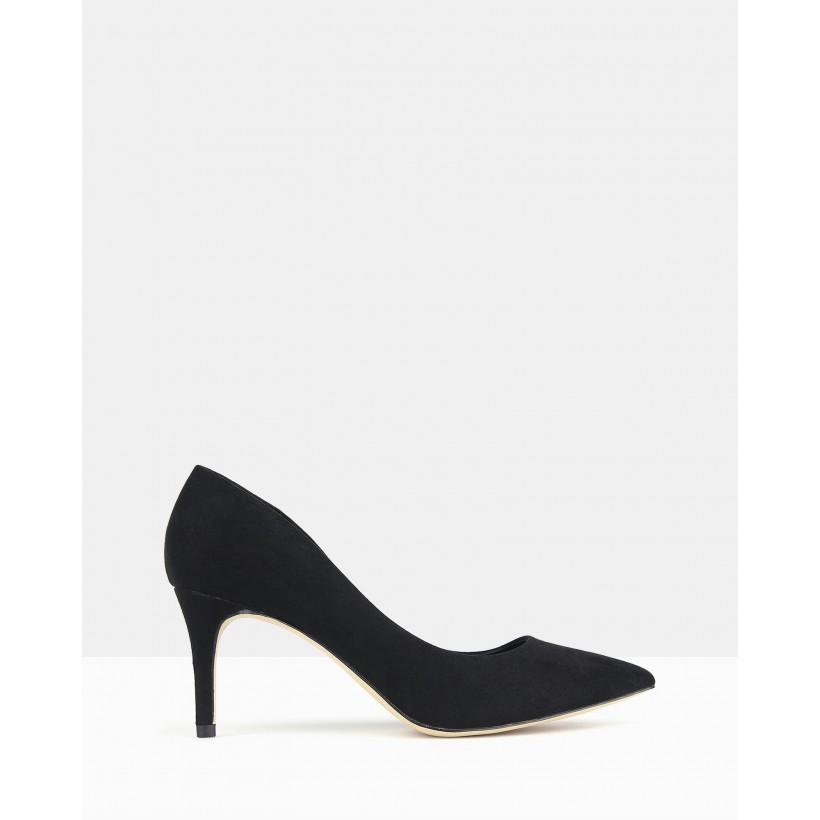 Empower Pointed Toe Stiletto Pump Black by Betts