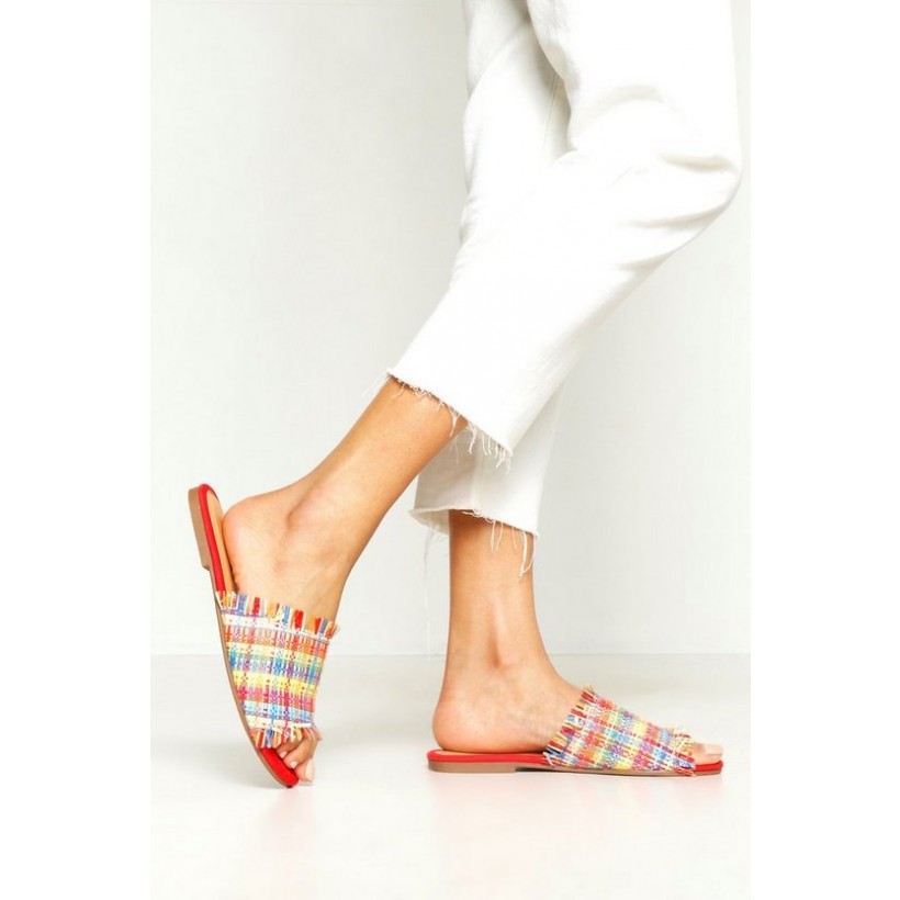 Woven Multi Colour Sliders in Multi
