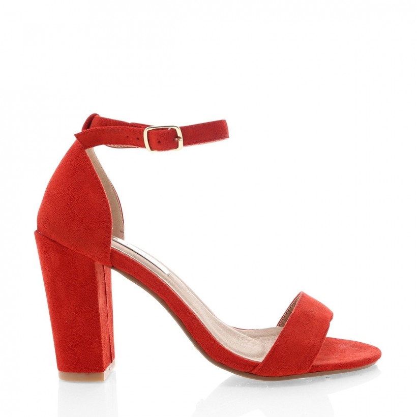 Aurella Red Suede by Billini Shoes