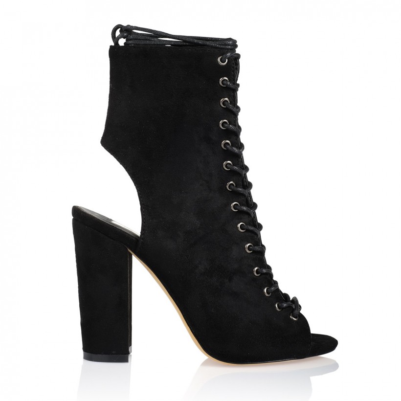 Bambi Black Suede by Billini Shoes