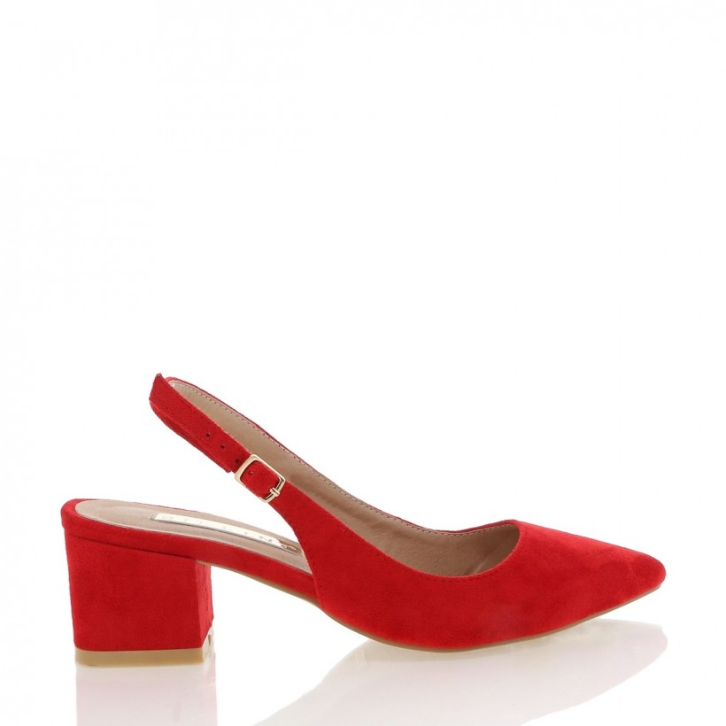 Brooke Red Suede by Billini Shoes