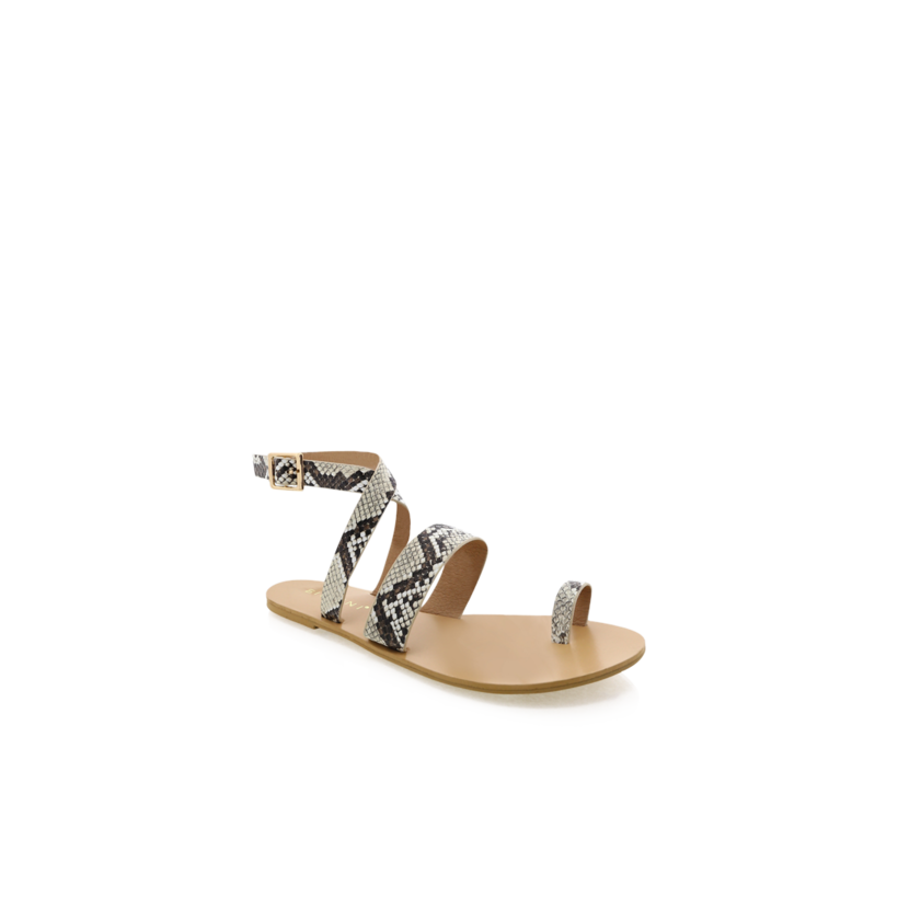 Cara - Cream Snake by Billini Shoes