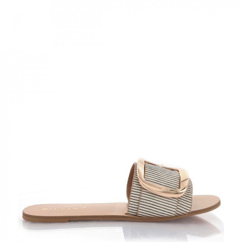 Cayo Black/White Stripe by Billini Shoes