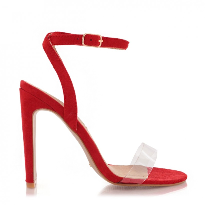 Delphine Red Suede by Billini Shoes