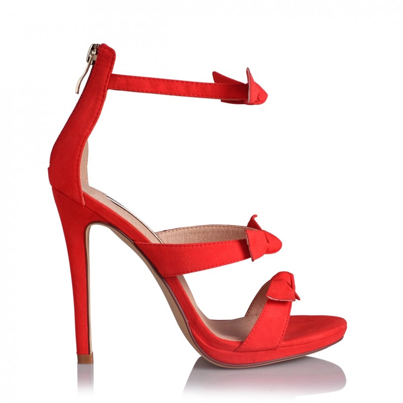 Diani Red Suede by Billini Shoes