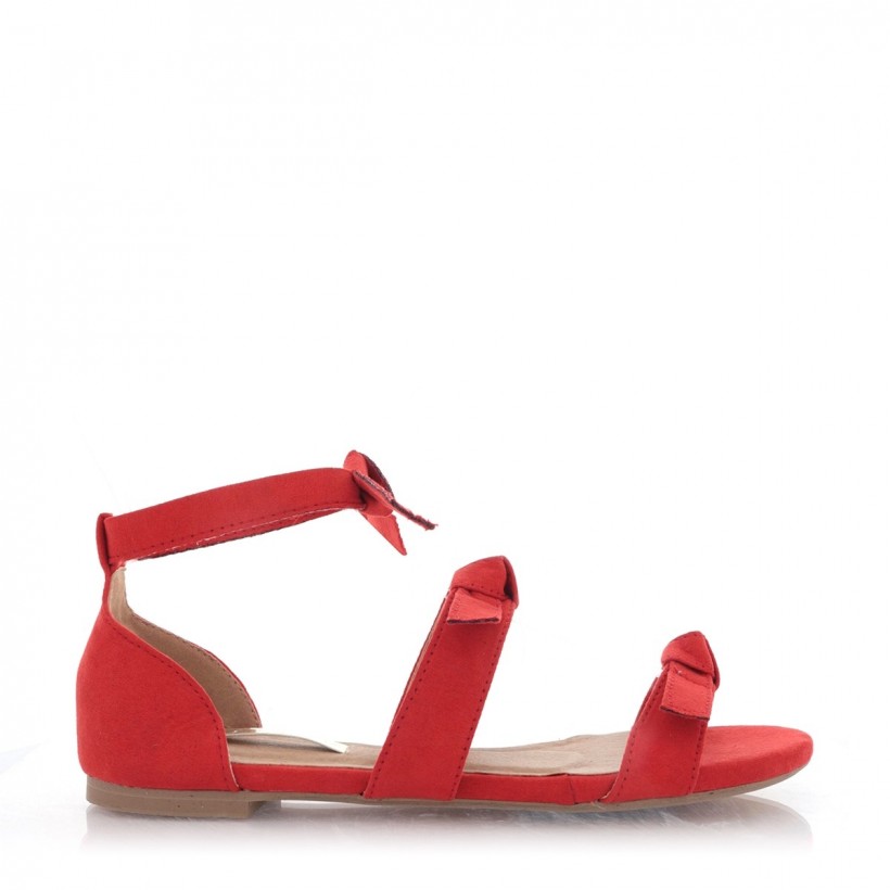 Dominica Red Suede by Billini Shoes