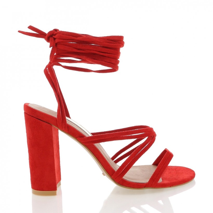 Elisa Red Suede by Billini Shoes