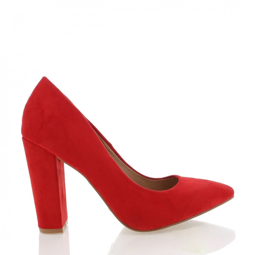 Elli Red Suede by Billini Shoes