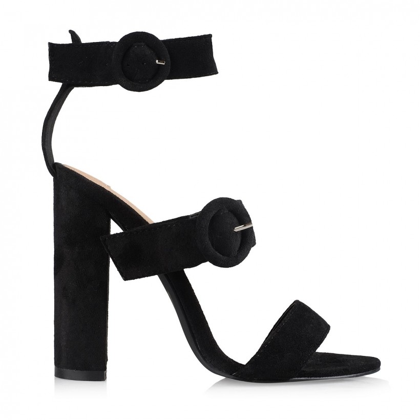 Florita Black Suede by Billini Shoes