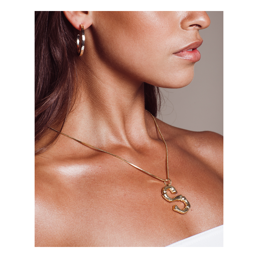 Initial Necklace - Gold by Billini Shoes