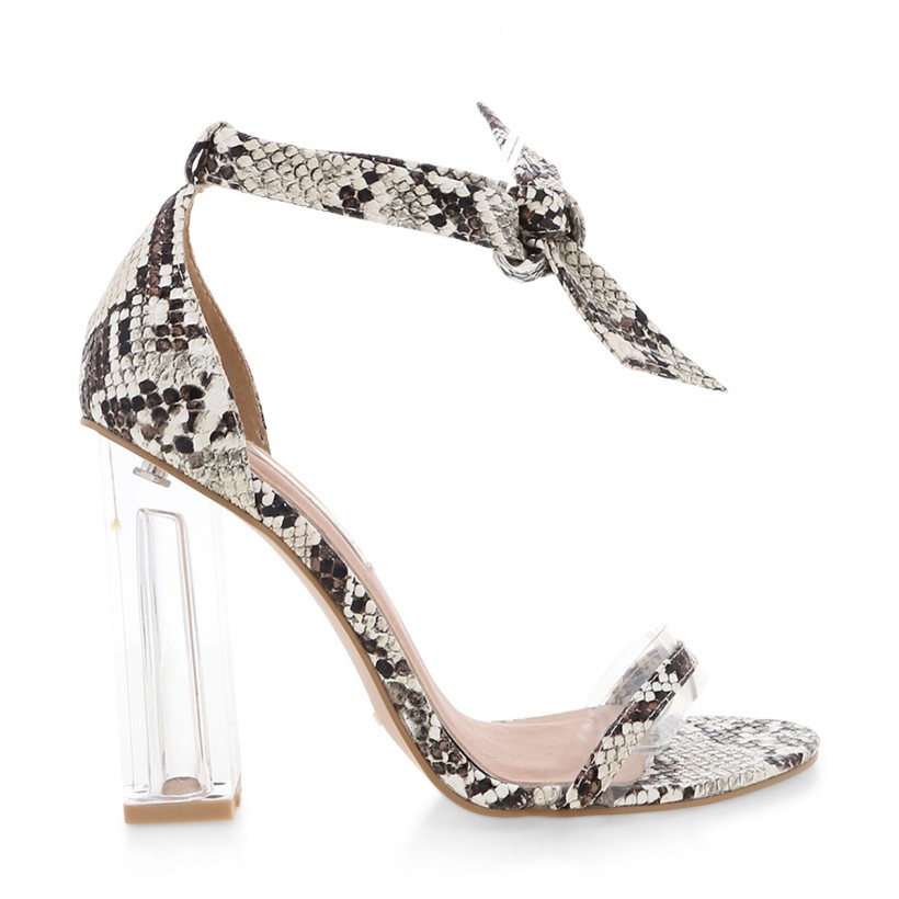 Isca Cream Snake by Billini Shoes