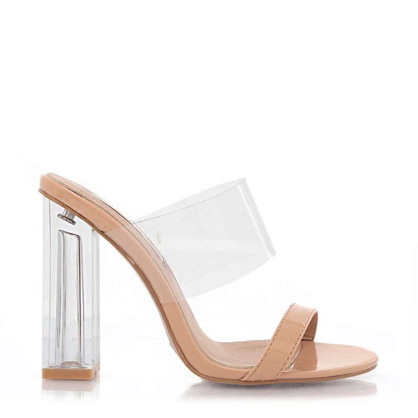 Isobel Nude Patent by Billini Shoes