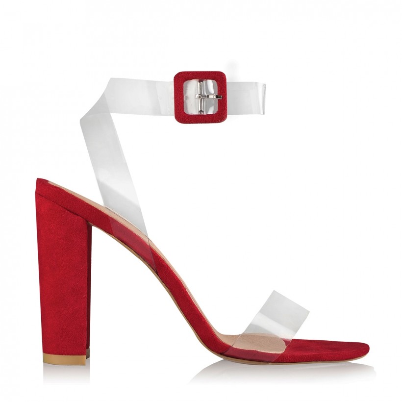 Jaz Red Suede by Billini Shoes