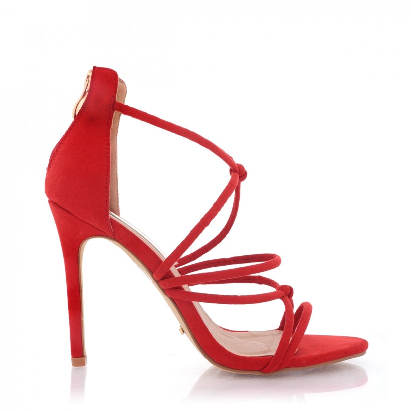Lassi Red Suede by Billini Shoes