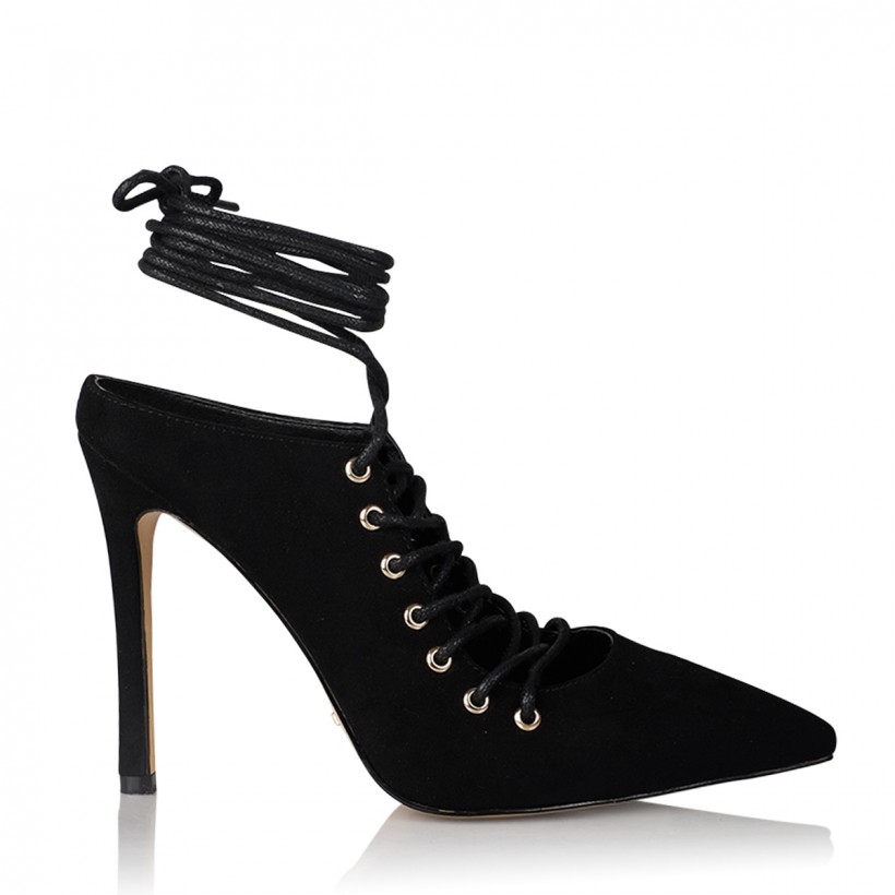 Lenita Black Suede by Billini Shoes