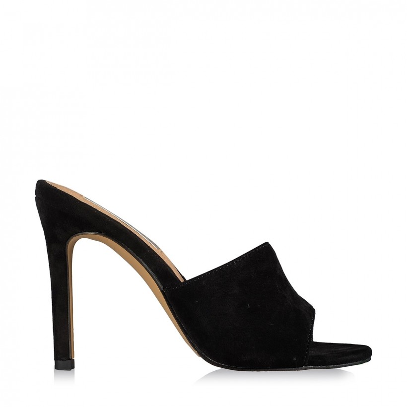 Lidia Black Suede by Billini Shoes
