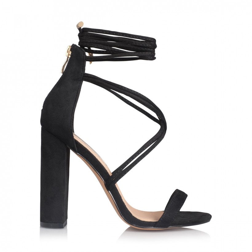 Lyra Black Suede by Billini Shoes