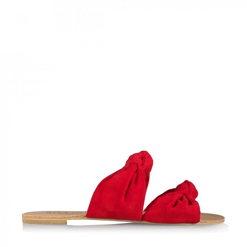 Madena Red Suede by Billini Shoes
