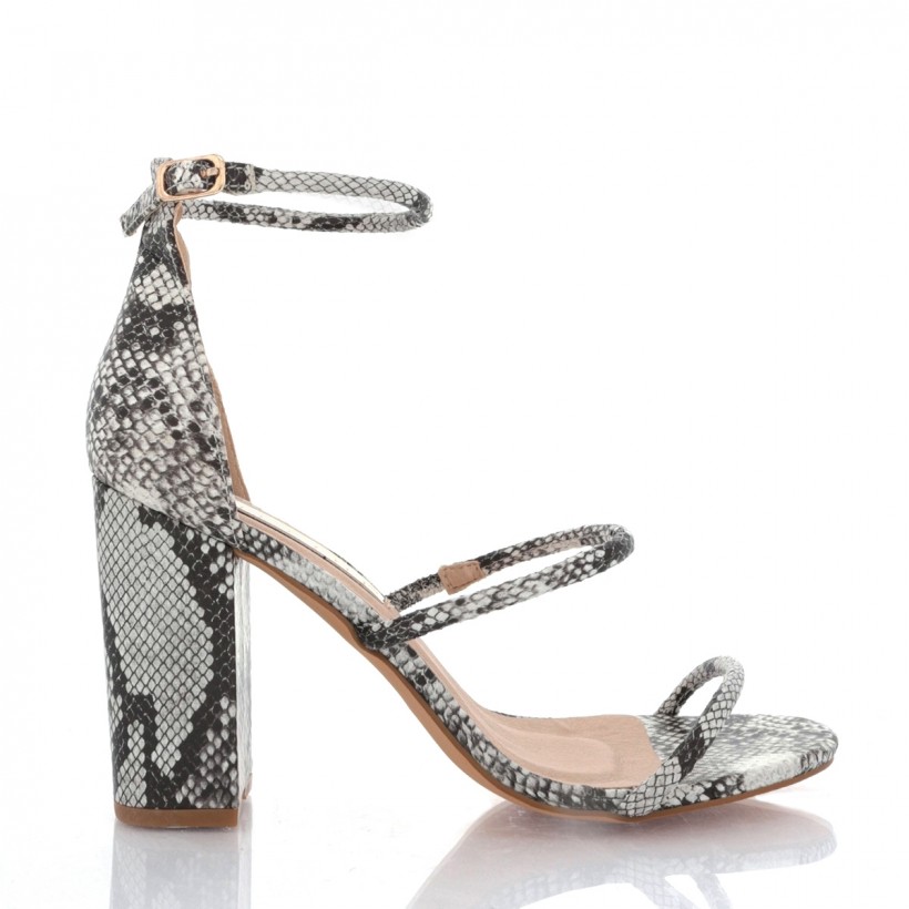 Marlie Grey Snake by Billini Shoes