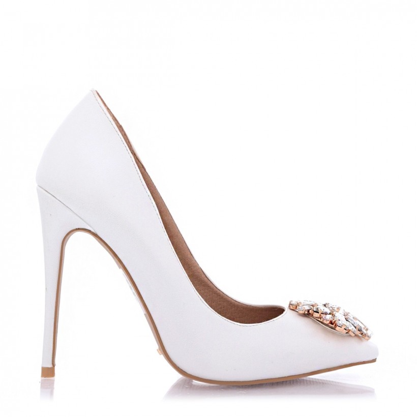 Mira White Pearl by Billini Shoes