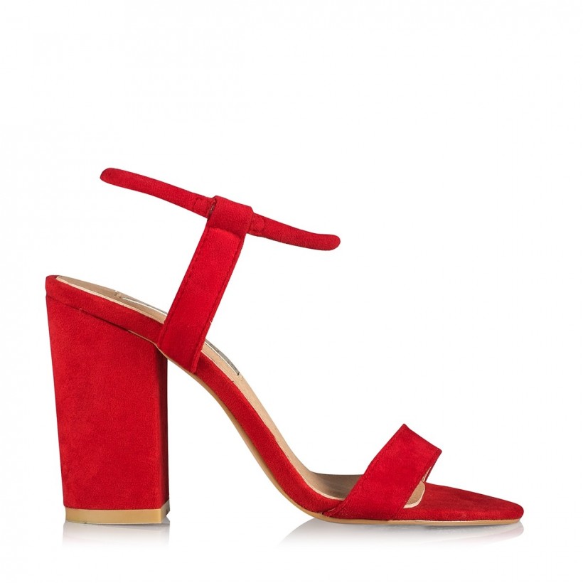 Navina Red Suede by Billini Shoes