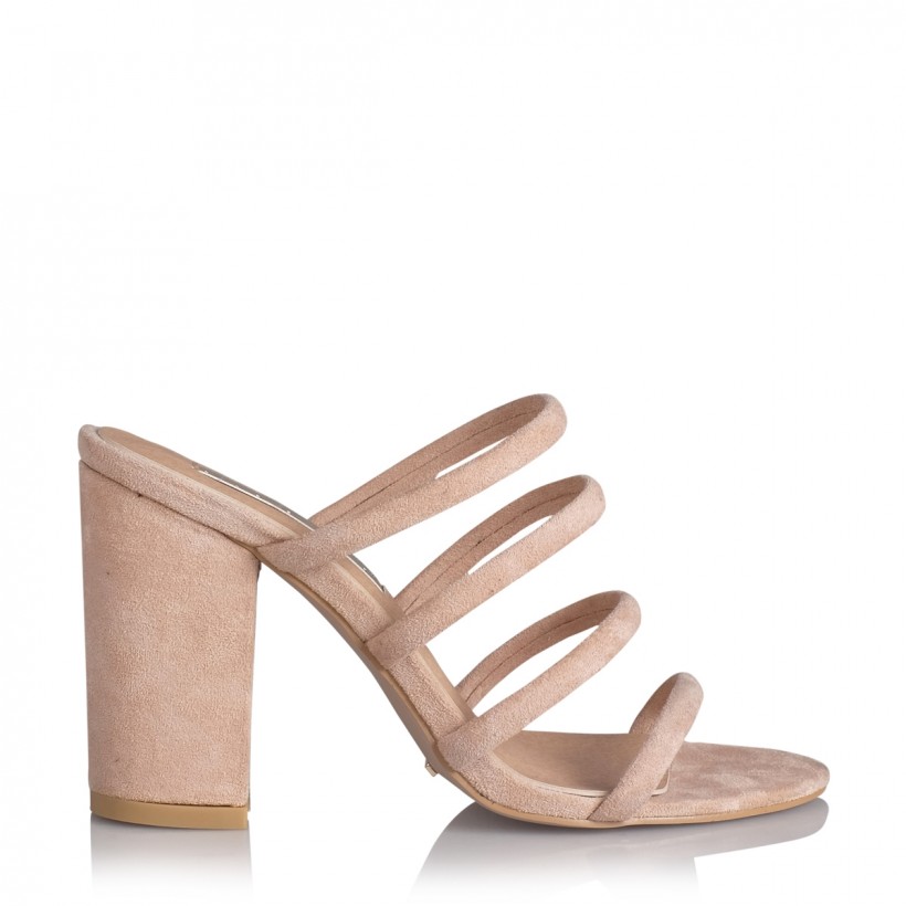 Navo Blush Suede by Billini Shoes