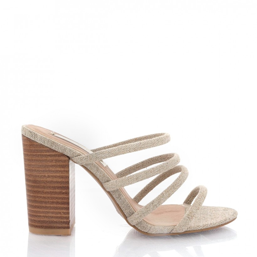 Navo Natural Linen by Billini Shoes