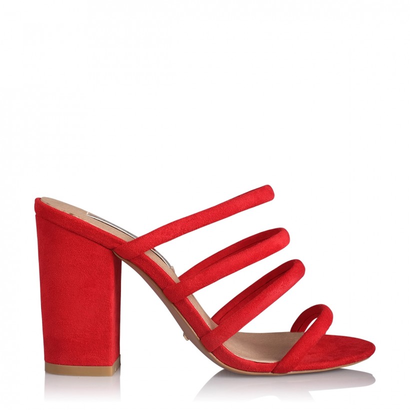Navo Red Suede by Billini Shoes
