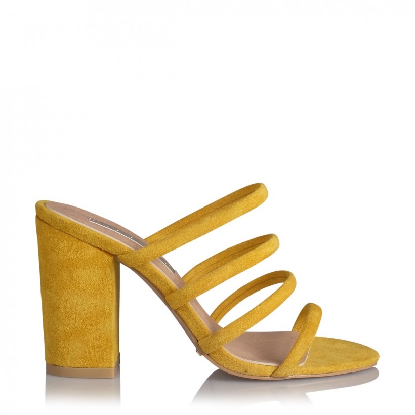 Navo Yellow Suede by Billini Shoes