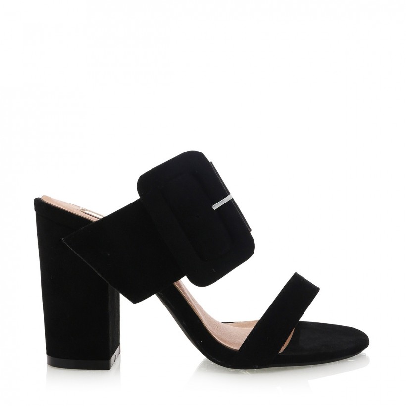 Noele Black Suede by Billini Shoes
