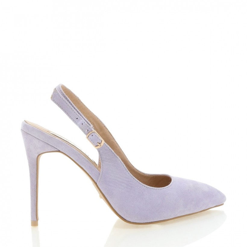 Novara Lilac Suede by Billini Shoes