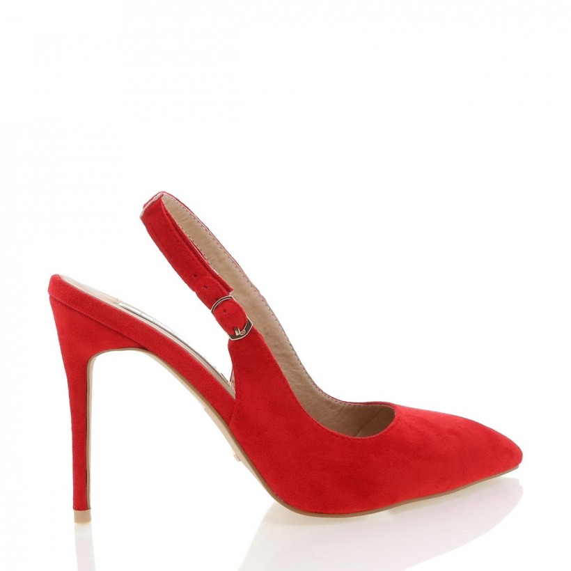 Novara Red Suede by Billini Shoes