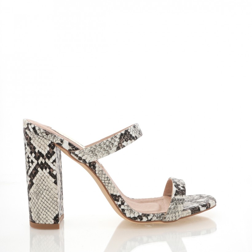 Omega Cream Snake by Billini Shoes