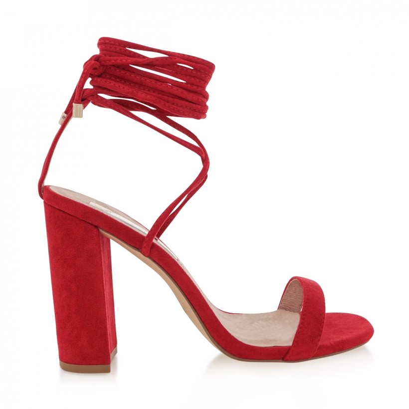 Oria Red Suede by Billini Shoes