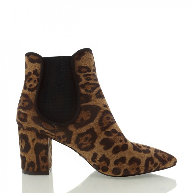 Voltaire Camel Leopard by Billini Shoes
