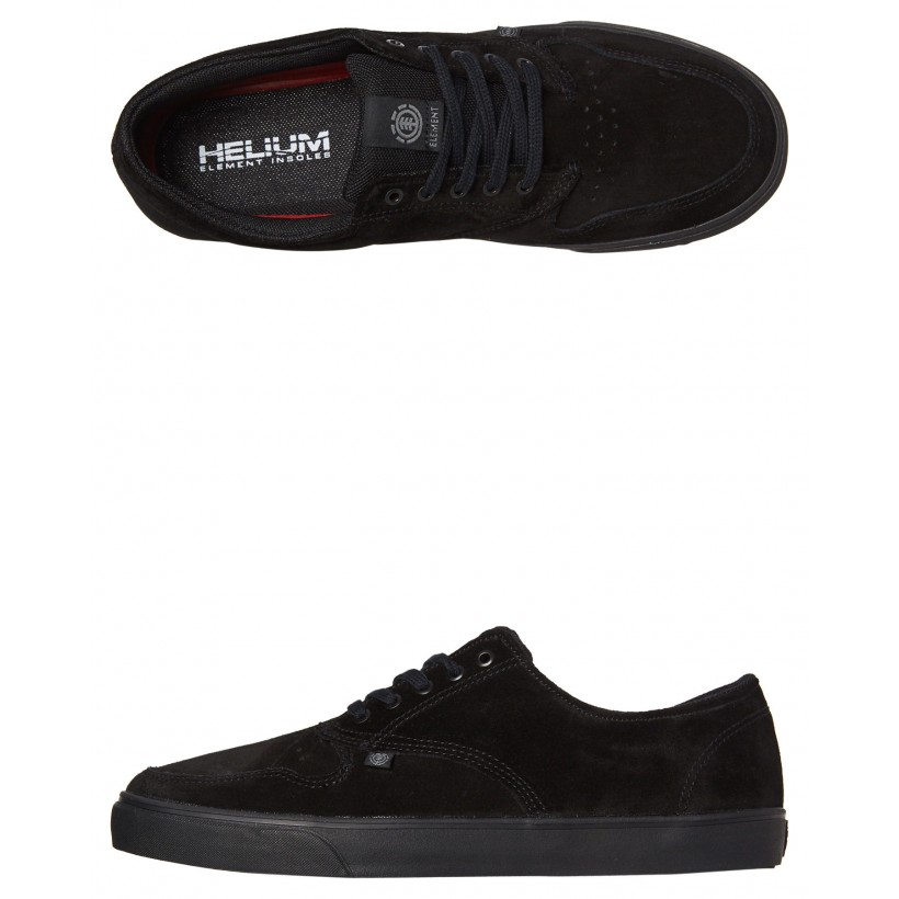 Topaz C3 Suede Shoe Black Black
