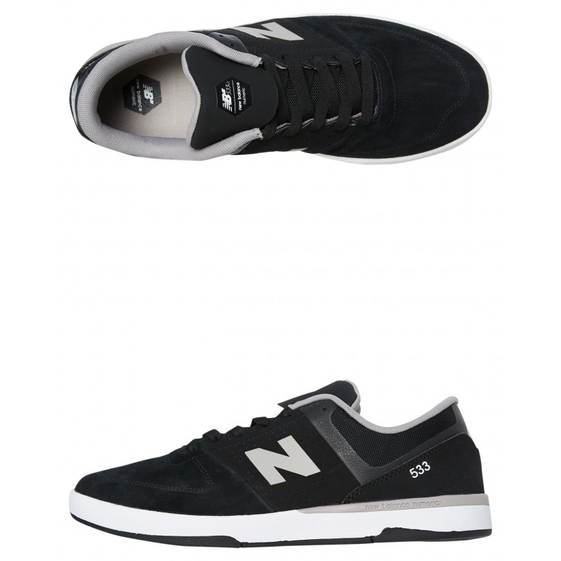 533 Mens Shoe Black Grey