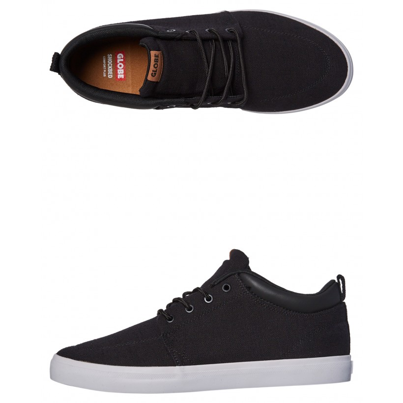Gs Chukka Shoe Black Hemp By GLOBE