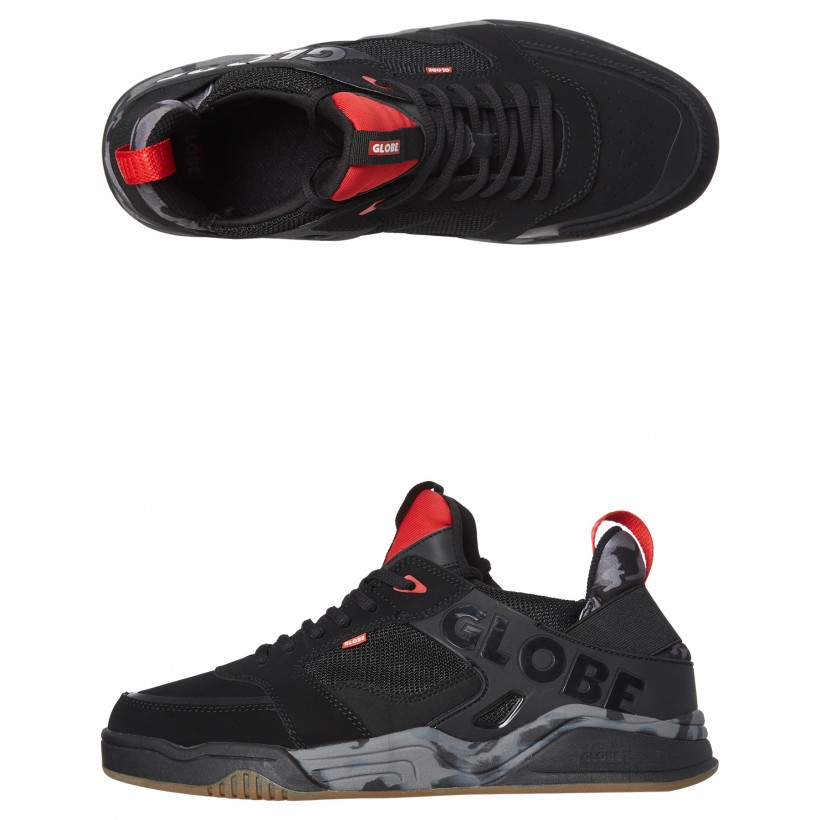 Tilt Evo Shoe Black Red Camo By GLOBE