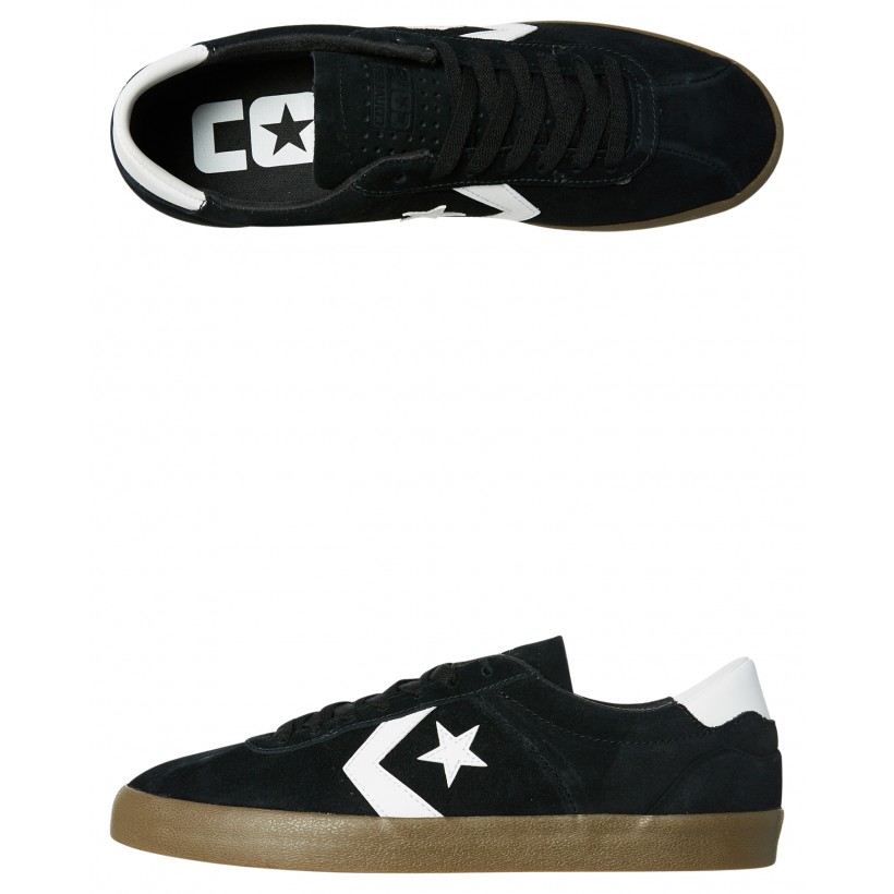 Breakpoint Pro Suede Shoe Black White Gum By CONVERSE