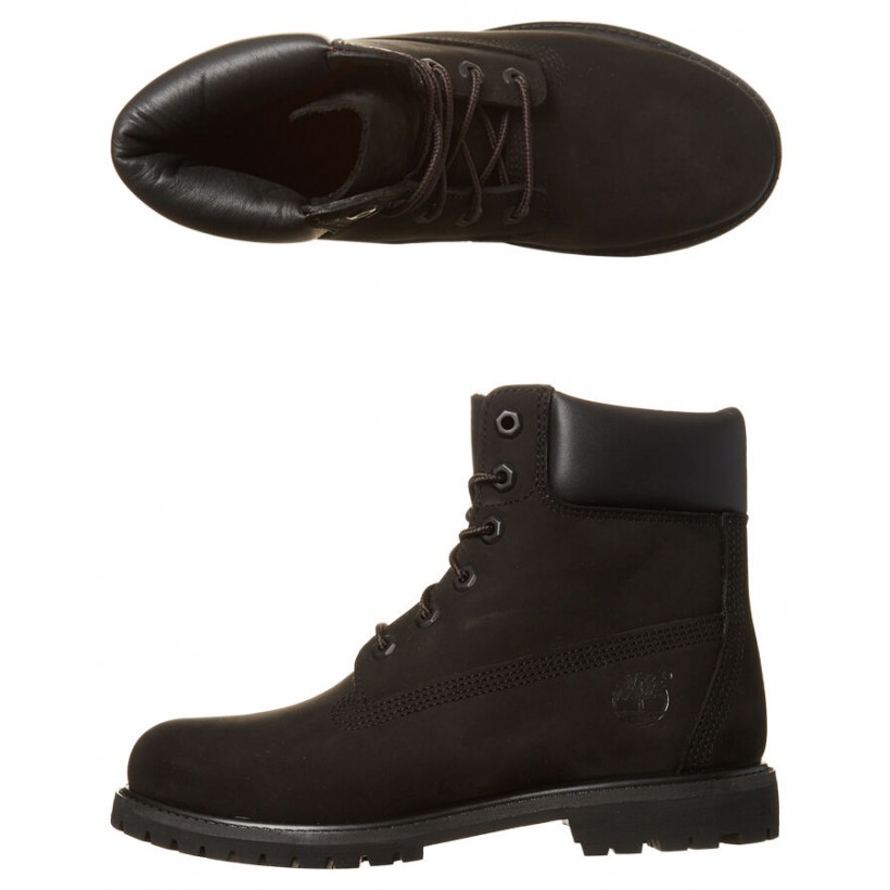 Premium Leather Boot Black