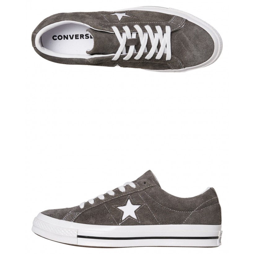 One Star Vintage Suede Shoe Carbon Grey
