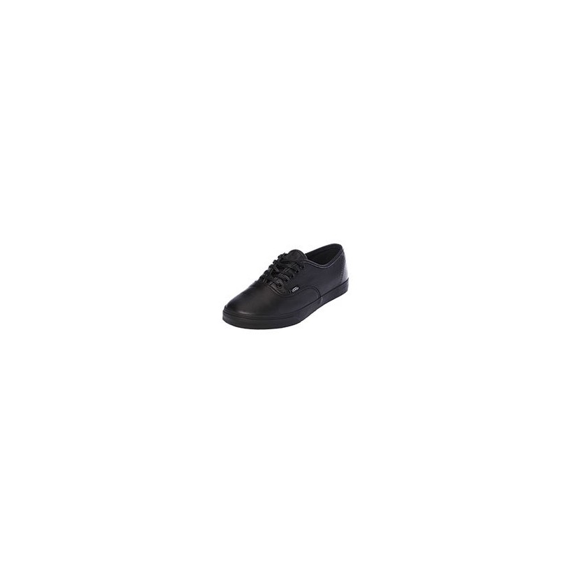 Womens Authentic LoPro Shoes in Black Leather by Vans