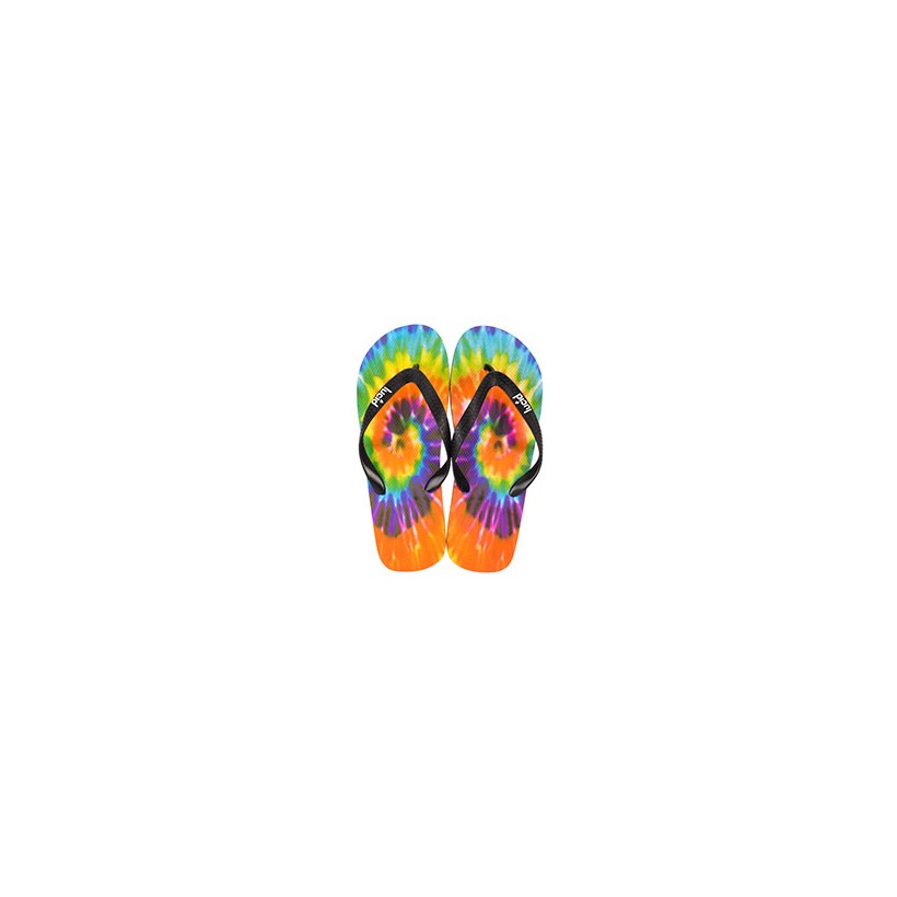Mens Tiedye Multi Thongs in Tie Dye by Lucid