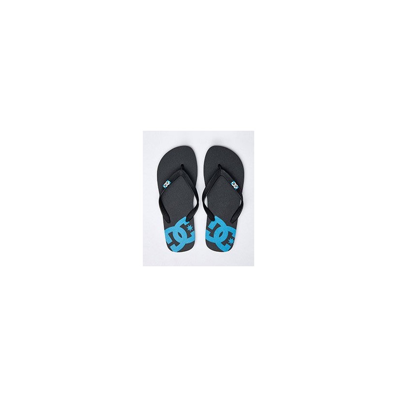 Spray Thongs in Grey/Blue/Black by DC Shoes