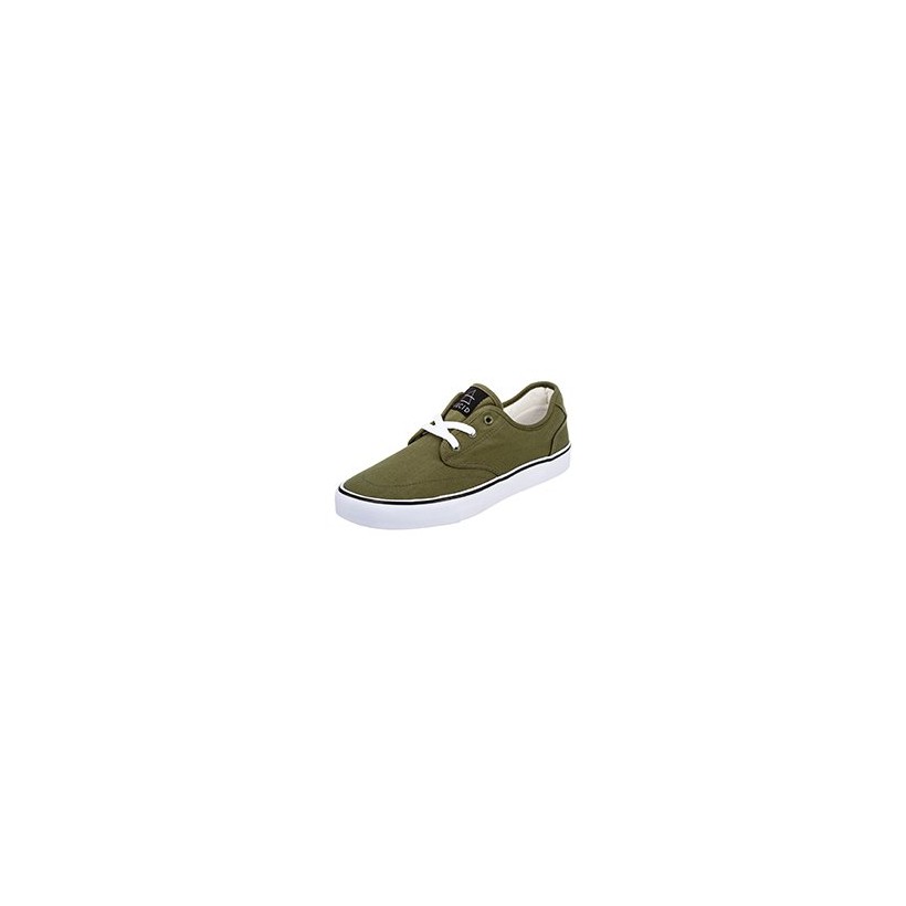 Geomet Shoes in Olive/White by Lucid