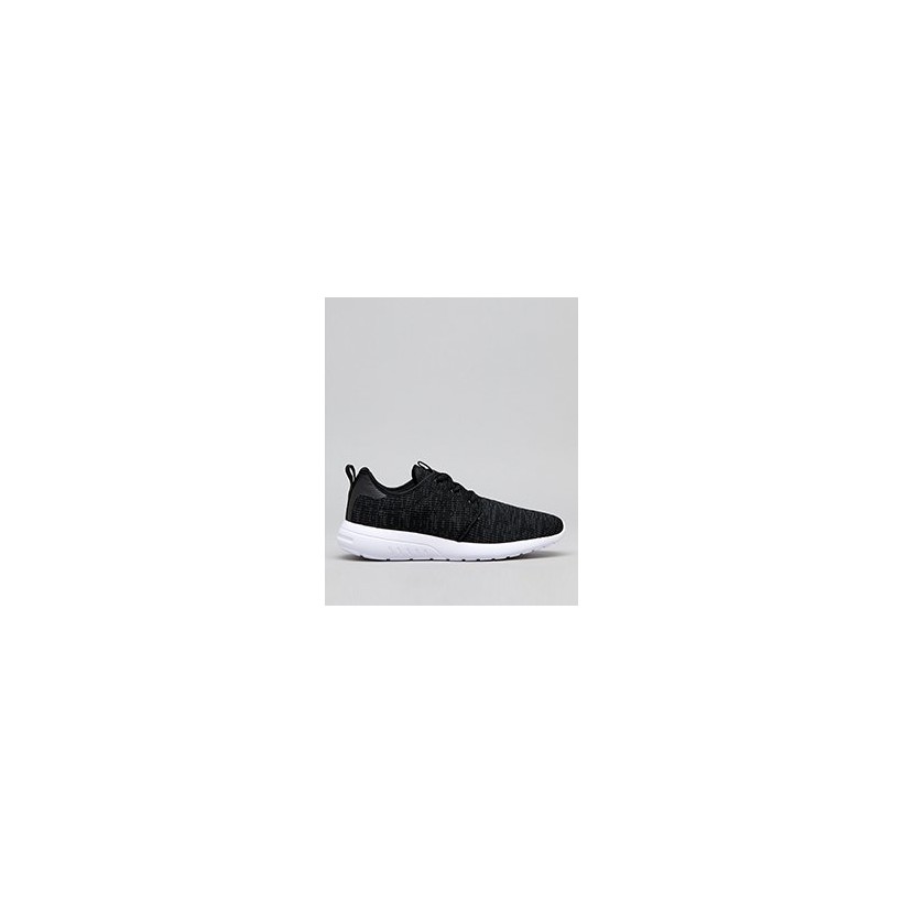 Bristol Shoes in "Black/Grey Knit"  by Lucid