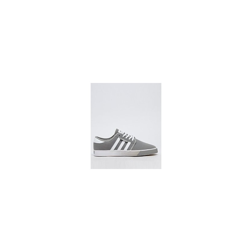 Seeley Shoes in "Mgh Solid Grey/Ftwht/Gum"  by Adidas