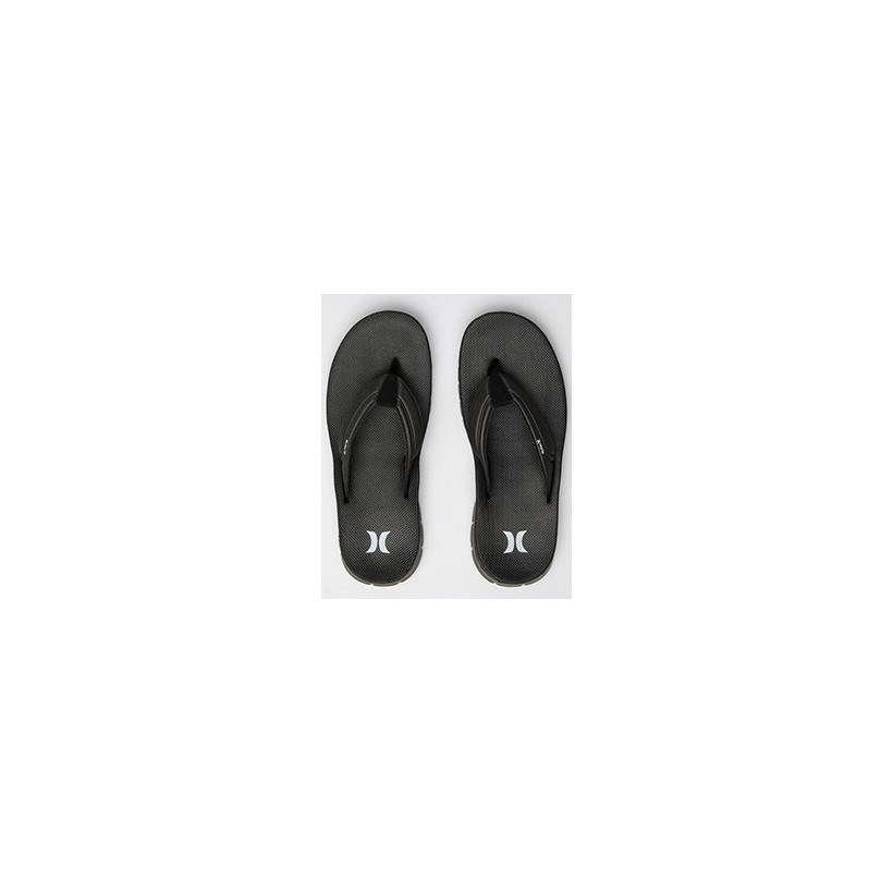 Fusion Sandals in Black/White/Olive by Hurley